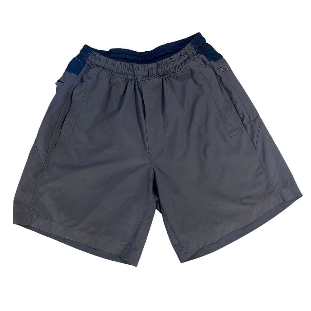 Birddogs Boomstick Men’s Size Small Gray Navy Lined Long Classic Athletic Shorts - Picture 2 of 16